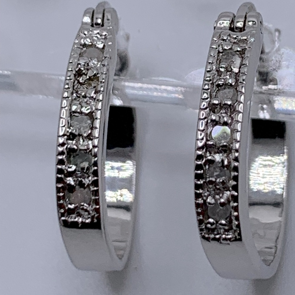 Diamond & 925 Earrings